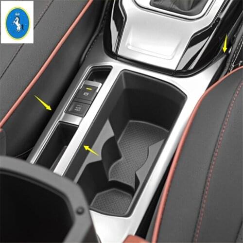 Auto Accessory Transmission Shift Gear Panel Water Cup Holder Cover Trim For Volkswagen T-Roc T Roc 2018 2019 2020 2021