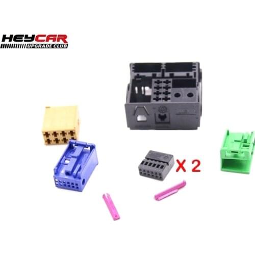 FOR 3B7 035 444 VW RADIO PLUG SOCKET ADAPTER 3B7035444