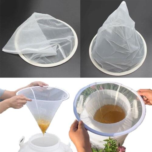 39*39*2cm 150 Mesh Funnel-Shaped Honey Filter Net Beekeeping Impurity Filter Cloth Special Tools Garden Beekeeping Supplies