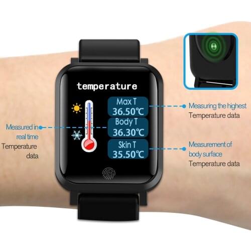 New Body Temperature Measurement Smart Watch F29 Heart Rate Monitoring Fitness Sport Smartwatch