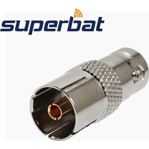 Superbat DVB-T TV-Tuner Antenna Adapter BNC Female to DVB-T Jack Adapter Connector