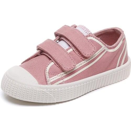 2021 Luminous Shoes Childrens Canvas Shoes Boys Cloth Shoes Soft-soled Casual Flats for Girls Student Shoes Fashion All-match