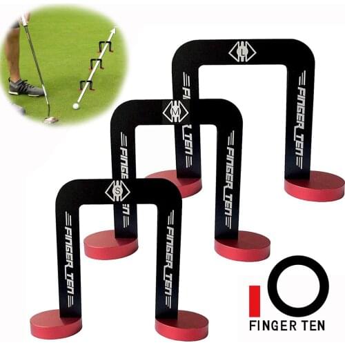 3Pcs Putting Gate Golf Swing Trainer Small Medium Large Set Putter Training Aim Target Lightweight Balls Doors Drop Shipping