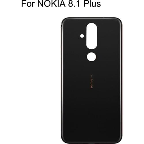 Battery Back Rear Cover Door Housing For NOKIA 8.1 PLUS Battery Back Cover CASE For NOKIA8.1 PLUS Repair Parts Replacement