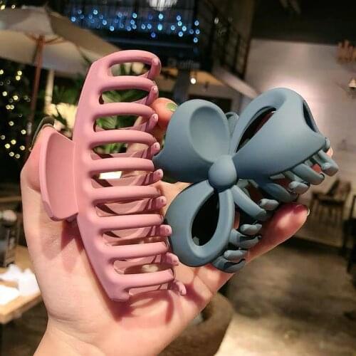 1PC Plastic Large Size Claw Clip Hair Claw Crab Hairpins Style Hot Sale Elegant High Quality Popular For Women Girls