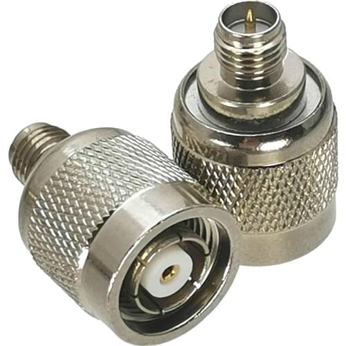 1Pcs RP-SMA RPSMA Female Plug to RPTNC RP-TNC Male Jack RF Adapter Connector Coaxial High Quanlity Nickel Plated