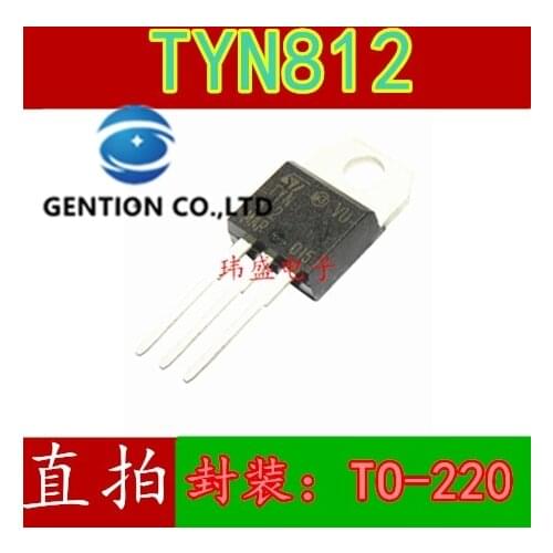 20PCS TYN812 12A/800V TO-220 one-way thyristor chip in stock 100% new and original