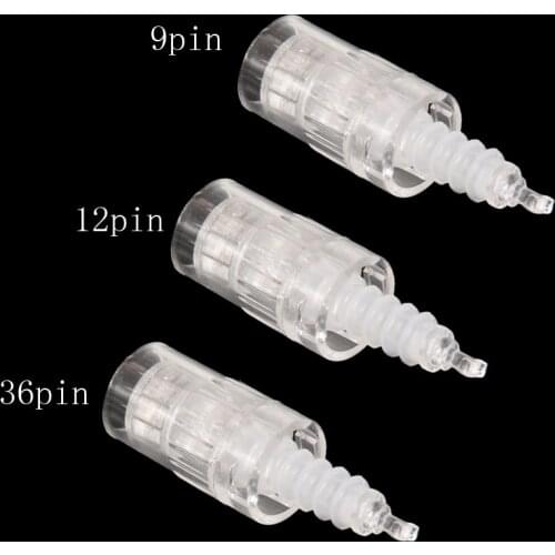 30pcs high quality mix size 9,12,36pin needle mesotherapy disposable microneedling derma pen needle/stamp for sale