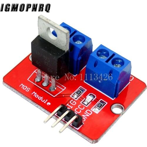5pcs 0-24V Top Mosfet Button IRF520 MOS Driver Module For MCU ARM Raspberry pi