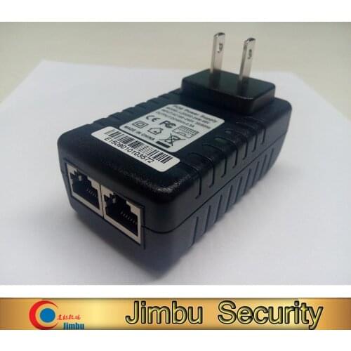 DC48 V 0.5A support 10M/100Mbps PoE Injector Power Adapter AC100-240V cctv security camera POE power supply