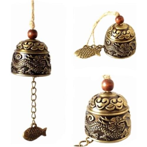 Blessing Luck Bell Feng Shui Metal Wind Chime Fortune Home Car Hanging Ornaments Decor Gift Crafts