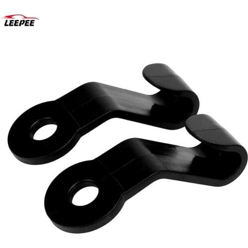 Holder Hook for Bag Organizer Back Seat Headrest 1 Pair Auto Fastener Clip Car Clips Car Hanger