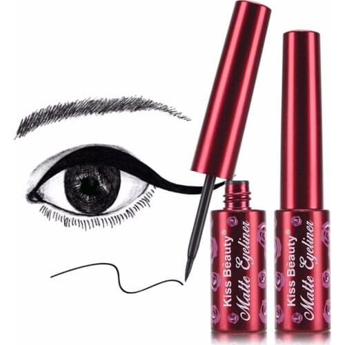 Eye Liner Pencil Waterproof Black Fast/Quick Dry Easy To Wear Liquid Eyeliner Pen Kiss Beauty Makeup