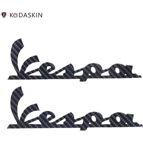 KODASKIN Vespa Logos Stickers Carbon Decals for Italia Piaggio Vespa LX LV GTS Sprint Primavera