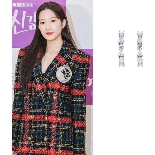 Korean Drama True Beauty Same style Trendy Lovely New Arrival High Quality Sweet girl Earrings
