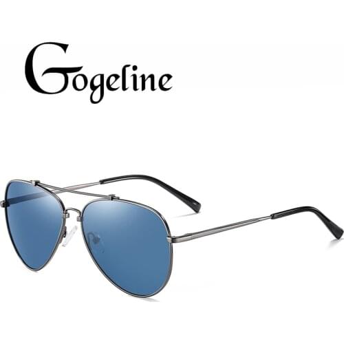 2020 New Design Aviation Alloy Frame Polarized Sunglasses For Men Women Brand Designer UV400 Protection Pink Blue Lens Pilot