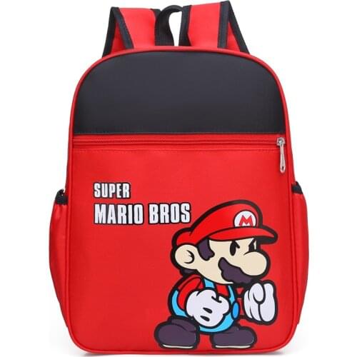 Backpack for Kids Super Mario Bros Kindergarten School Bag Children 3D Printing Backpack Girls Boys Mochilas Travel Bag