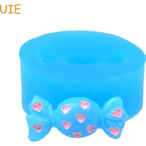 KYL006U 20.9mm Candy Silicone with Heart Mold - Dessert Mold Cake Decoration, Sugarcraft, Jewelry, Chocolate, Resin, Icing Mold