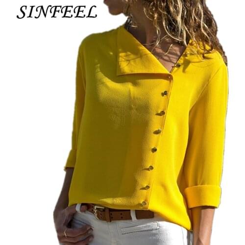 Блузки на пуговицах SINFEEL China At AliExpress