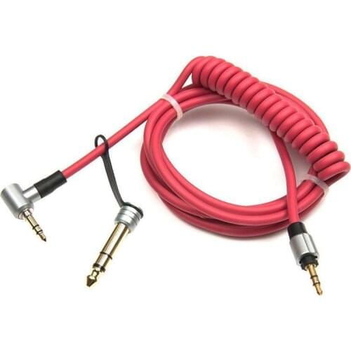 Stereo Audio Cable Cord Headsets Replacement Adapter Strong and Durable For Dr Dre Solo Pro Mixr Headphones Studio Beats