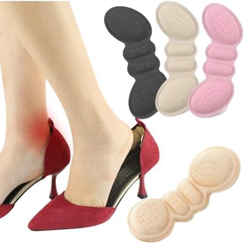 3 Pairs Heel Insoles Pads for Women High Heel Shoes Adhesive Liner Grip Heels Protector Sticker Foot Pain Relief Care Insert Pad