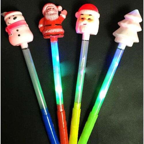 Cartoon Light Stick Led Concert Glow Stick Colorful Plastic Flash Light Cheer Electronic Magic Wand Christmas Toys