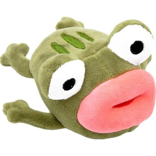Funny Big Mouth Frog Plush Doll Hanging Bag Pendant Keychain Ring Key Holder Creative decoration on your bag phone home
