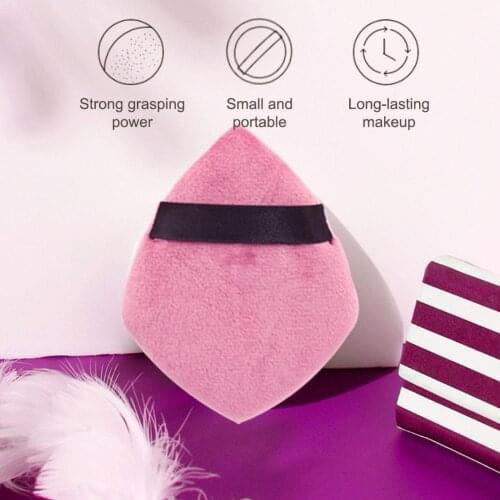 2pcs Rhombus Makeup Blendiful Powder Puff Loose Powder Foundation Puff Portable Soft Makeup Sponge Facial Cosmetic Tool Set