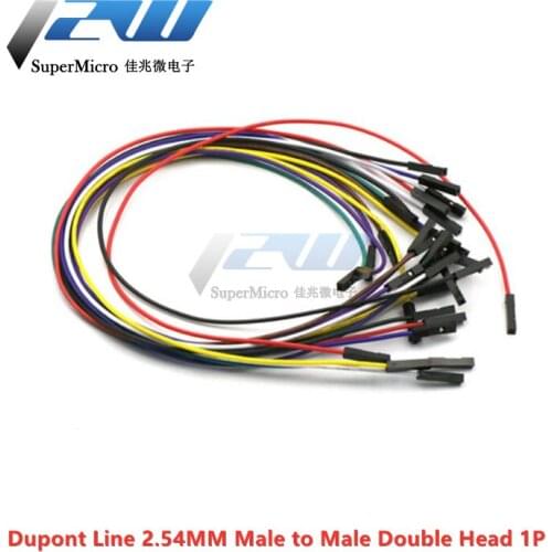 5pcs/lot 2.54MM DuPont line female to female rehearsal line test line double head length 20CM single double head 1P