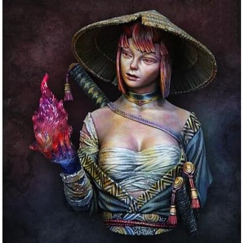 1/12 ONIBI, Resin Model Bust GK, Fantasy theme, Unassembled and unpainted kit