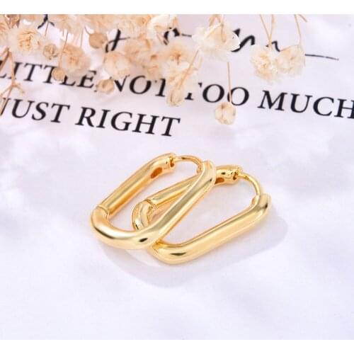 Valentine Day New Fashion Earrings Oval Shape Statement Hanging Dangle Drop Earing Female Jewelry Gift Ear Rings for Women 2021