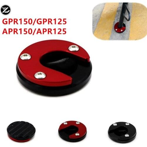 For aprilia GPR125 GPR150 GPR 125/150 CR150 APR150 Motorcycle New Kickstand Sidestand Stand Extension Enlarger Pad