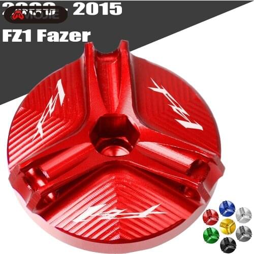 For Yamaha FZ1 Fazer 2006 2007 2008 2009 2010 2011 2012 2013 2014 2015 Motorcycle CNC Engine Oil Cap Bolt Screw filler cover
