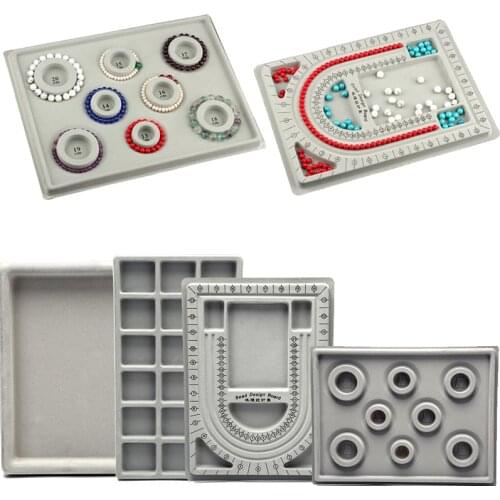 1PcsBead Board Bracelet Necklace Beading Accessories Measuring tools Design jewelry DIY Craft Tool Jewelry making