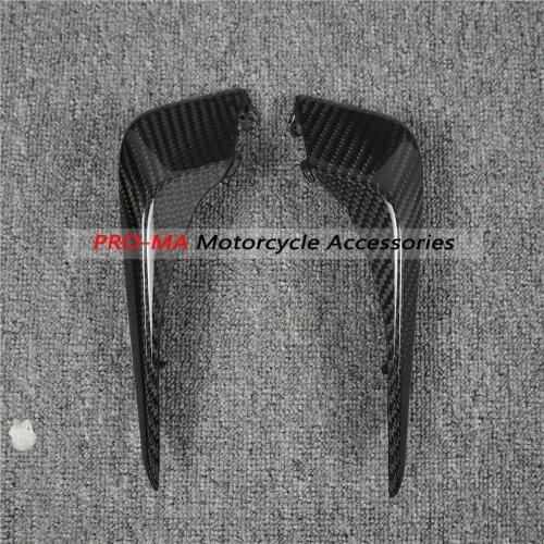 Motorcycle Headlight Small Side Panels in Carbon Fiber for KTM Duke 790 2018-2019 Twill glossy weave