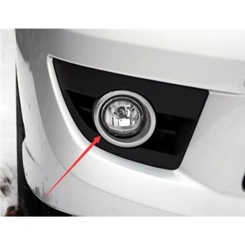 Car body front fog lamp cover silver trim for Mazda 5 2007-2011 CR