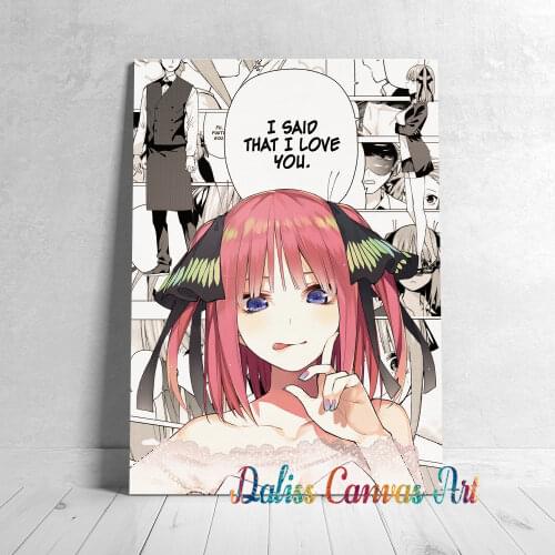 Quintessential Quintuplets Canvas Anime Pictures Home Decoration Paintings Poster HD Prints Wall Art Modular Living Room Framed