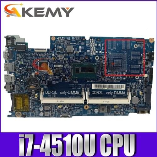 Original Laptop motherboard For DELL Inspiron 7537 i7-4510U Mainboard CN-0XGD21 0XGD21 12311-2 SR1EB DDR3