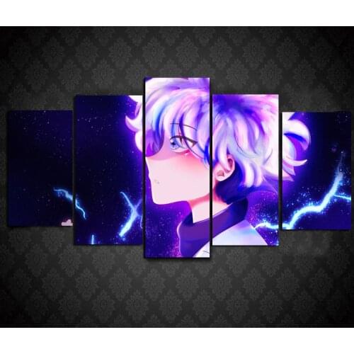 Original Hunter X Hunter Anime Canvas Art Print all Poster,5Pcs,No Frame