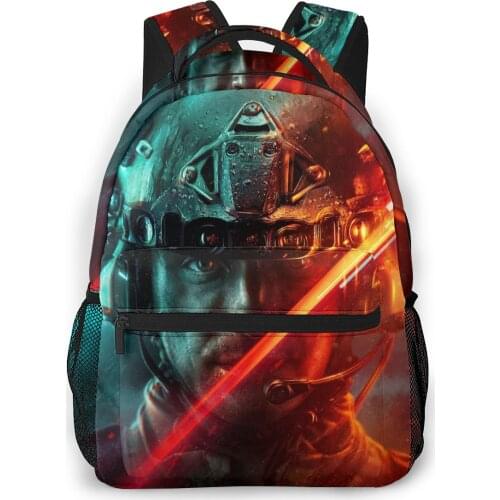 4K Battlefield 2042 Wallpapers Backpack for Girls Boys Travel RucksackBackpacks for Teenage school bag
