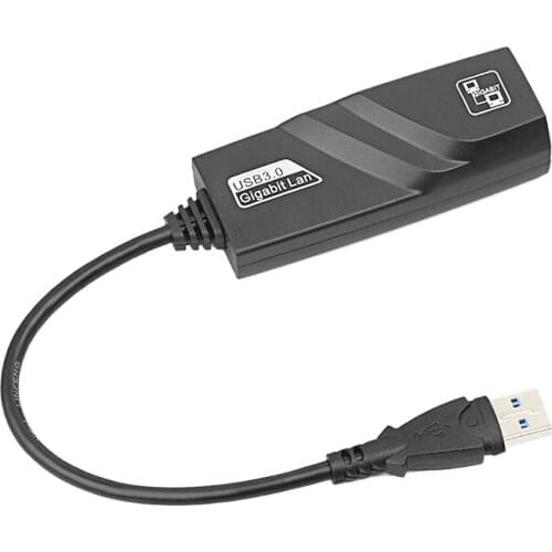 USB 3.0 10/100/1000Mbps Gigabit Ethernet Connector RJ45 External Network Card Converter LAN Adapter