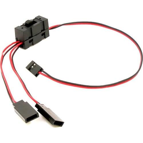 Y Split Line w/ Switch Channel Extension Cords Cable Light Wire for RC Climbing Car Light Group Simulation Parts