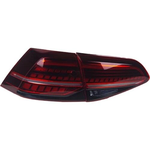 MK7 Tail Lights 2013-2017 MK7.5 LED Tail Light Rear Lamp LED DRL+Brake+Park+Signal with dynamic/ following
