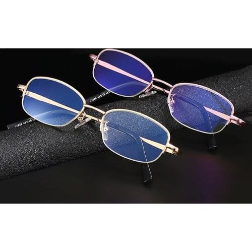 CLARA VIDA Anti Blue Light Reading Glasses Women Metal Optical Frame Glasses Fashion +1.0 +1.5 +2.0 To +4.0