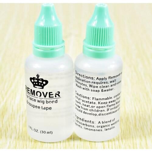 1 Bottle 1.0 OZ/ 30ml Adhesive Remover For Skin Tape Hair Extensions/Lace Wig Glue/Toupee/Tape Hair Extensions