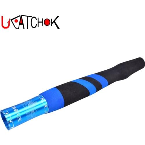 1pcs/pack lure rod EVA handle grip+alluminium alloy winding metal check fishing rod DIY components fishing tackle accessories