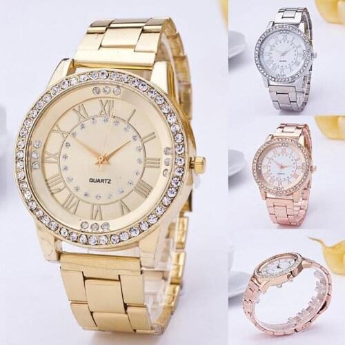 2021 Newest Watches For girls Luxury Woman Watch Womens Mens Crystal Rhinestone Stainless Steel Analog Quartz Wrist Watch