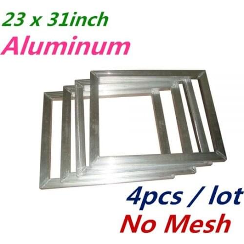 4pcs/lot 23 x 31inch Aluminum Screen Printing Frames with No Mesh