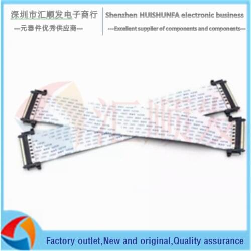 4K screen wire hd LCD TV screen wire 41/51P with I-PEX connector LVDS connection shielded FFC flexible wire