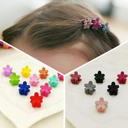 5PCS/Lot Girls Cute Colorful Cherry Blossoms Small Hair Claws Princess Lovely Hair Clip Hairpins Headband Kids Hair Accessories